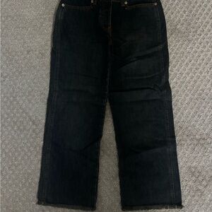 J.Crew Dark Wash cropped Jeans